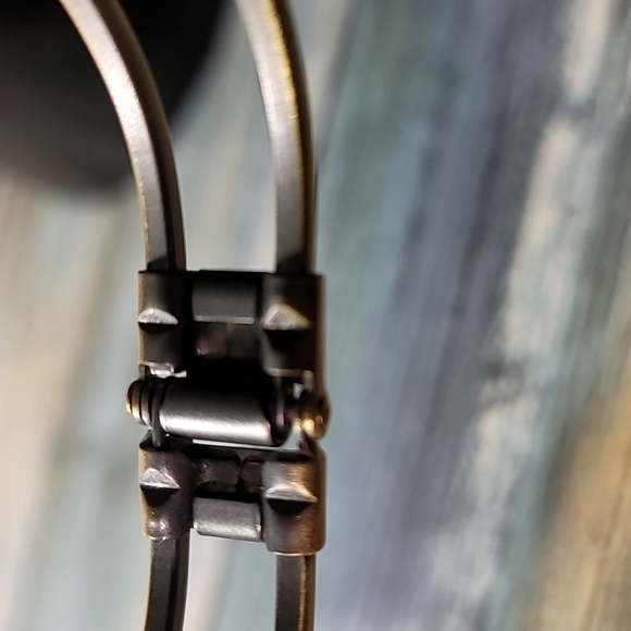 Dichroic Glass Clamper Bracelet - Picture 5 of 5